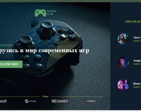 Сайт геймеров